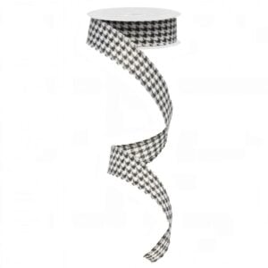 1.5" Small Houndstooth Ribbon - 10 yards