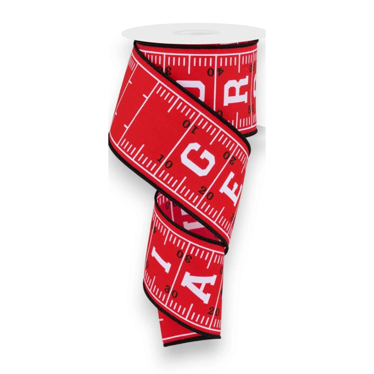 2.5" Georgia Football Field Ribbon - 10 yards - Image 5