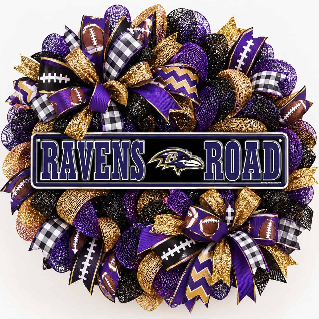 Baltimore Ravens Football Wreath Ideas