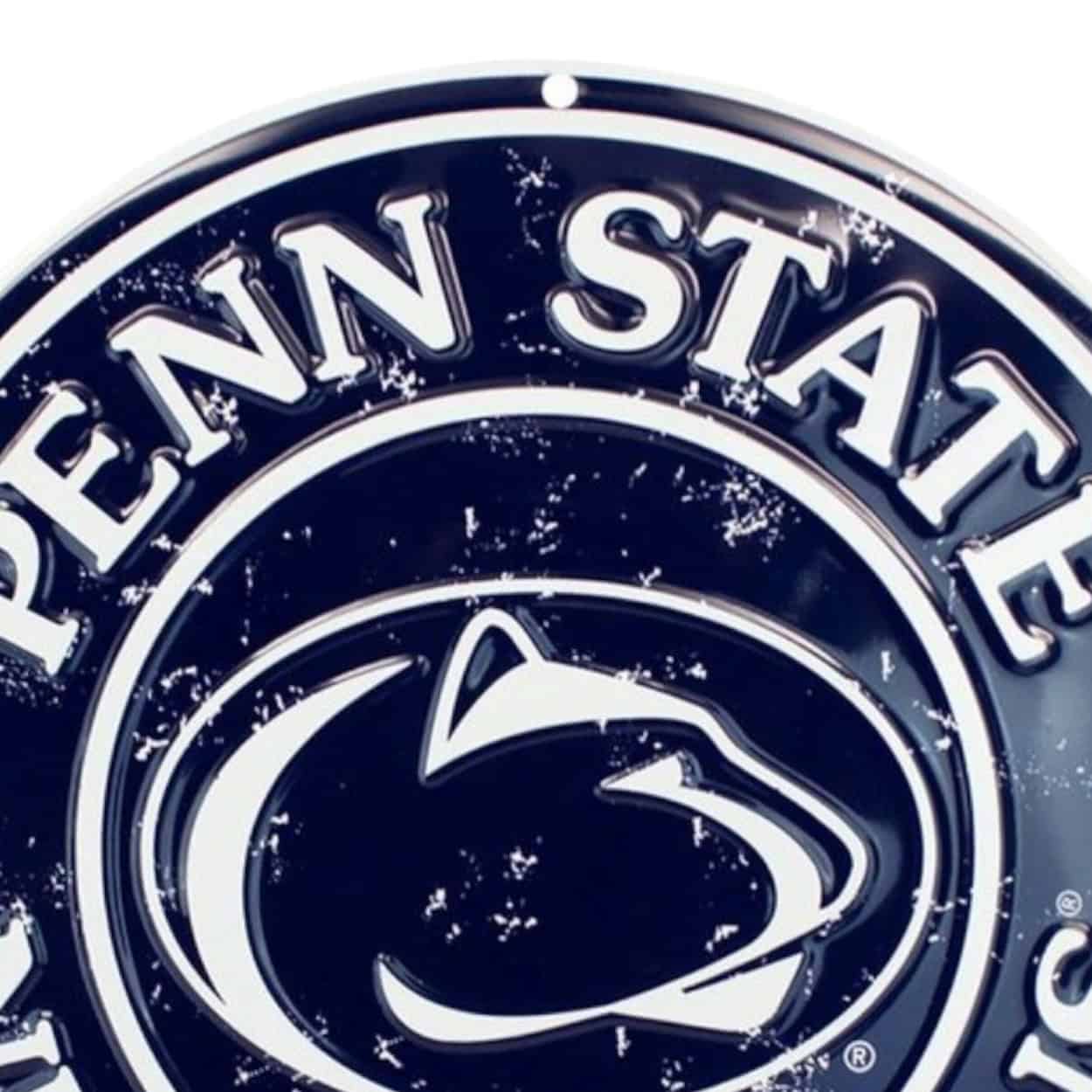 Round metal sign for sports wreath making, SKU SR60145