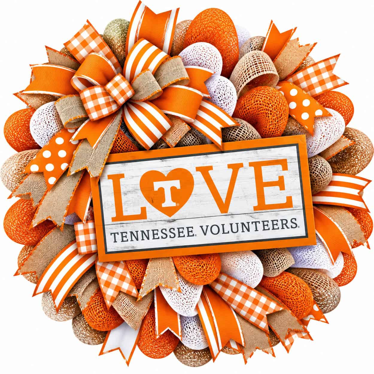 Tennessee Volunteers LOVE Wreath