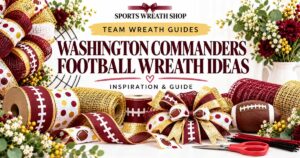 Washington Commanders Football Wreath Ideas