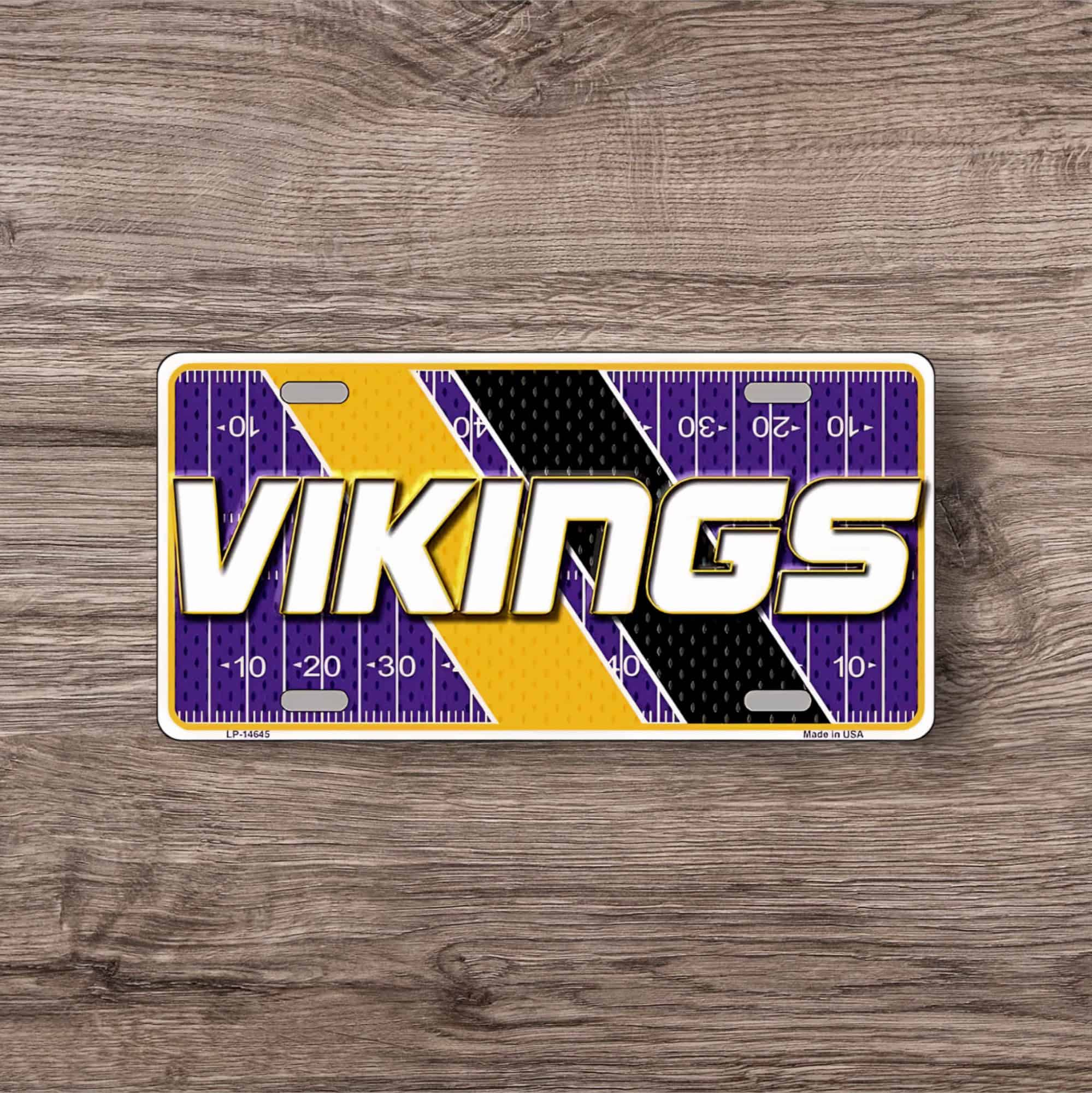 Minnesota Vikings Football License Plate - Image 4