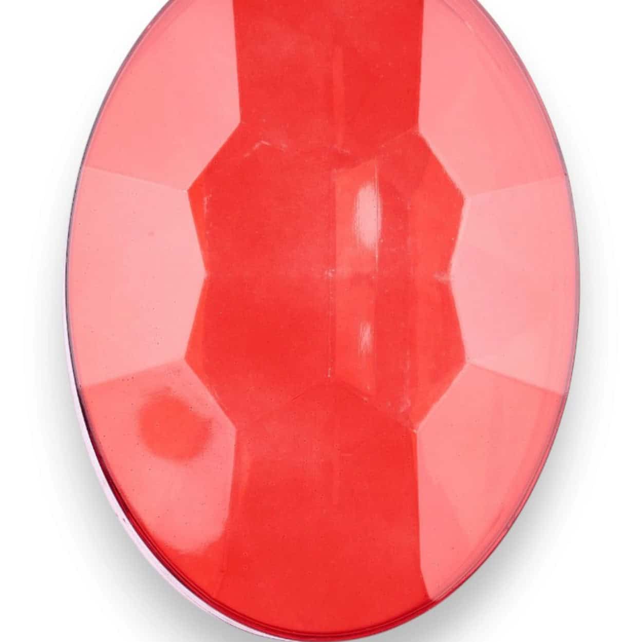Oval gem ornament for wreath making, SKU XJ544724