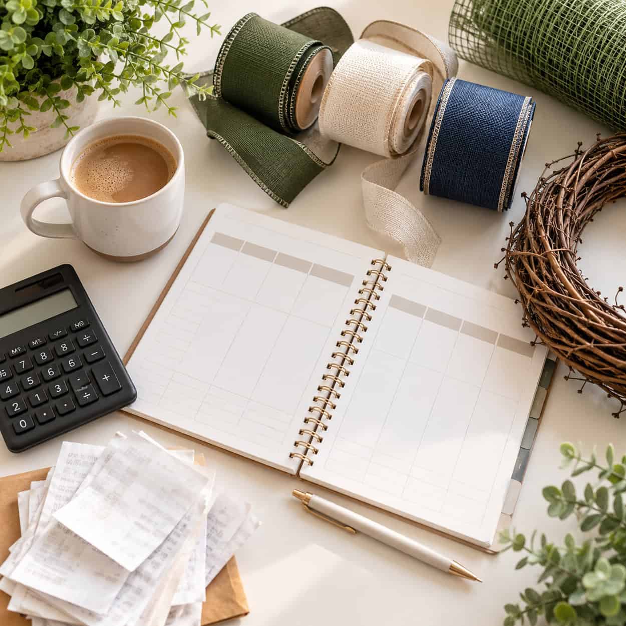 How To Create A Budget For Your Wreath Making Business
